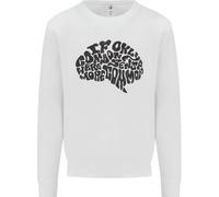 Common Sense Divertente Sarcasmo Brain Slogan Uomo Felpa