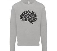 Common Sense Divertente Sarcasmo Brain Slogan Uomo Felpa