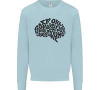 Common Sense Divertente Sarcasmo Brain Slogan Uomo Felpa