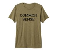 Common Sense Funny Men Sorry If I Offended with Common Sense Maglietta Premium