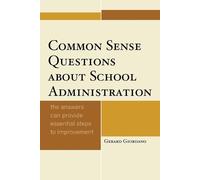 Common Sense Questions about School Administration (Tascabile)