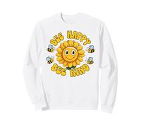 Common Sunflower Inspirational Motivation Bee Happy Bee Kind Felpa