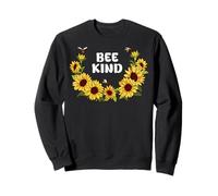 Common Sunflower Inspirational Motivation Bee Kind Felpa