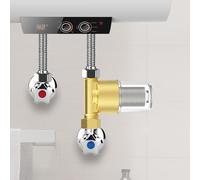 Common Travelers Filtro dell'acqua per doccia pulita e lavaggio Alloggiamento in metallo Standard Fit Installazione semplice senza attrezzi Filtro dell'acqua per camper per campeggio