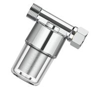 Common Travelers Filtro dell'acqua per doccia pulita e lavaggio Alloggiamento in metallo Standard Fit Installazione semplice senza attrezzi Filtro dell'acqua per camper per campeggio