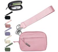 Commonlyto Wallet, The Wallet 2nd Gen, Wristlet Waterproof Nylon Wallets for Women Daily & Shopping (Pink)
