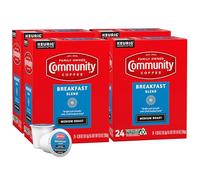 Community Coffee Miscela per la colazione, 96 cialde di caffè, tostatura media, compatibile con Keurig 2.0 K-Cup Brewers, 24 pezzi (confezione da 4)