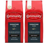Community Coffee Premium Ground Coffee, Signature Dark Roast, 32 oz., 2 Count