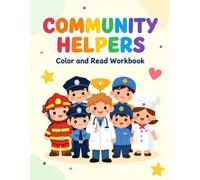 Community Helpers: Color and Read Workbook