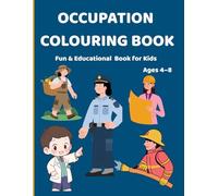 Community Helpers & Occupations Coloring Book for Kids Ages 4-8 | Fun and Easy Jobs Coloring Pages with Names
