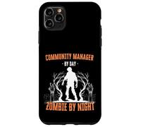 Community Manager di Day Zombie by Night Divertente Halloween Custodia per iPhone 11 Pro Max