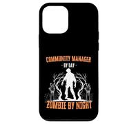 Community Manager di Day Zombie by Night Divertente Halloween Custodia per iPhone 12 mini