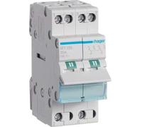 Commutatore 1-0-2 2 Poli 25A 2 Moduli | Hager