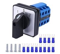 Commutatore 32A 690V 4 posizioni 12 terminali interruttore selettore a camma rotante con bloccaggio(3 Position 12 Terminals,20A)