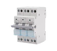 Commutatore 3P 63A interruttore separatore di carico Dual Power Manual Transfer Isolating Switch AC 400V con doppia potenza con indicatore di potenza, montaggio su guida DIN.