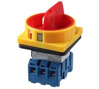 Commutatore a camma rotante 25A/32A Interruttore automatico di carico in plastica a 2 posizioni Interruttore on-off a 3 poli(25A)