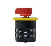 Commutatore a camma Rotativo 3 posizioni 2 poli 8 terminali 16A Contatto argento Selettore di commutazione manuale principale LW5-16/2(Customize)