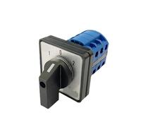 Commutatore a camme montato su guida 2/3/4/6/7 posizioni 20 A 660 V 3 poli Commutatori rotativi LW26-20 LW28-20 YMW26-20/3(AUTO-OFF-MAN)