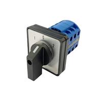 Commutatore a camme montato su guida DIN 2/3/4/6/7 posizioni 20 A 660 V 3 poli commutatori rotativi LW26-20 LW28-20 YMW26-20/3 1 pz(0-1-2-3)