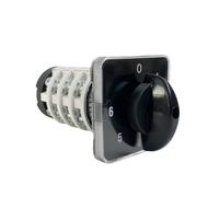 Commutatore a camme rotante di conversione manuale LW31 YMZ12-20/4 0-6 posizioni 20A 690V 4 sezioni 50x50mm