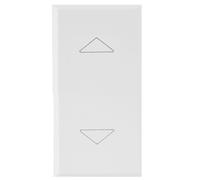 Commutatore a pulsante basculante Ave Sistema 44 Whitek bianco 3 posizioni 1P 10A 446053BS