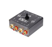 Commutatore Audio Stereo Passivo da 3,5 mm per RCA, Splitter Audio Bidirezionale 2 Ingressi 1 Uscita / 1 Ingresso 2 Uscite