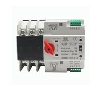 Commutatore automatico con doppio alimentatore 2P 3P 4P guida DIN ATS PV Inverter Dual Power Trasferimento automatico interruttore selettore senza interruzioni 63A 100A 125A (3P, 100A (PV))