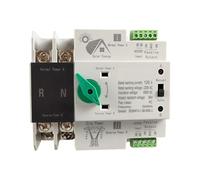 Commutatore Automatico Doppia Alimentazione | Passaggio Ininterrotto tra Rete Elettrica e Generatore | Montaggio su Guida DIN | Livello PC(125A,2,Solar ATS)