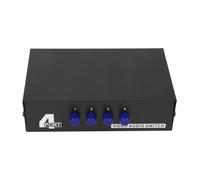 Commutatore AV a 4 porte, ingresso 1 uscita, selettore audio video composito L/R per console di gioco DVD STB