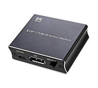Commutatore bidirezionale a due vie, commutatore manuale bidirezionale, splitter per schermo DP, interruttore di selezione display con aspetto compatto per l'apprendimento sul posto di lavoro, la casa