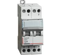 Commutatore Bticino con zero centrale 2NO 32A 230/400V 2 moduli DIN