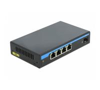 Commutatore DeLOCK 87765 Gigabit 4 Porte PoE+ SFP