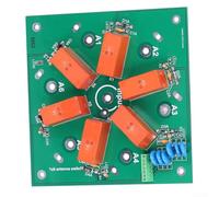 Commutatore di antenna a distanza coassiale compatto a 6 vie 61 per applicazioni RF con gamma di frequenza del connettore SO239 1 8MHz a 60MHz