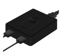 Commutatore di stampante USB, commutatore di stampante per computer, controller comune bidirezionale, interruttore di stampa per scanner per tastiera per PC, selettore 2 in 1 Out/1 in 2 Out