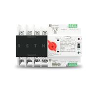 Commutatore di trasferimento automatico a doppia alimentazione Guida DIN 2P 3P 4P Selettore elettrico ATS gruppo di continuità 63A 100A(4P,100A)