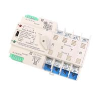 Commutatore di trasferimento automatico solare collegato alla rete tipo binario 2P 3P 4P 63A 100A AC220V Alimentazione del fotovoltaico ATS alla potenza commerciale W2R(PV 110V,4P 100A)