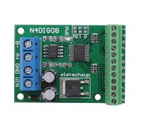 Commutatore Digitale di Ingresso/Uscita un 8 Canali TTL LvTTL CMOS RS485 Modulo di Controllo IO Scheda Modbus Rtu per Relè PLC, (Con Terminale)