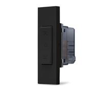 COMMUTATORE DOPPIO TASTO INTERBLOCCATO SEIRE ZEN NERO MAPN203x-MAPN230N MAPAM
