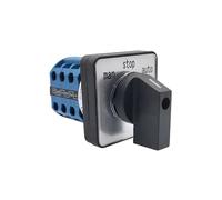 Commutatore elettrico a camma rotante con 12 terminali a 3/4 posizioni 500V 20A LW28-20 * 2 pezzi(4P 12T 0123)