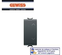 CHORUS GW12121 COMMUTATORE 1 MODULO 1P 10AX SU-GIU' - GEWISS GW12121