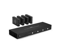 Lindy Moltiplicatore AV trasmettitore e ricevitore 38328 Cat.6 Matrice 4x4 HDMI 4K60 70 m Nero