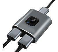Commutatore HDMI per giocatori e amanti del cinema, commutazione manuale tra dispositivi con risoluzione 4K, trasmissione dati ad alta velocità per