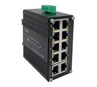 Commutatore industriale indurito 10/100/1000BASE-T RJ45 di Gigabit di Ethernet del compatto 10-Port con la funzione auto-MDI/MDI-X 10/100Mbps Half/Full Duplex e 1000Mbps Full Duplex 12~48VDC Ingresso