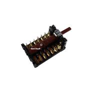 Marel Shop® - Commutatore interruttore selettore per forno compatibile con Vestel Telefunken Candy 840407K 32012514 per modelli: TFKCK6031CMW - TFKCNE72K - AFE56W - FCO104X - CECV5060