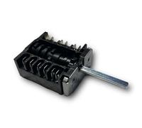 COMMUTATORE INTERRUTTORE GLEM GAS FORNO CUCINA 6+off 46.27866.821 09N799