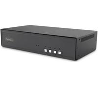 COMMUTATORE KVM STARTECH CK4-HP204C, da DisplayPort a USB 2.0 Type-B, 6 m, Metallo, Nerocolo