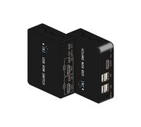 Commutatore KVM USB 2 In 1 Out, Condiviso per Stampante Portatile, 4K 60 Hz, Selettore per Tastiera Mouse Monitor USB