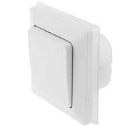 Commutatore MILOS IP44, bianco opaco, morsetto a vite