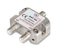 Commutatore Partitore Switch Splitter 2 Vie Uscite Sat Antenna