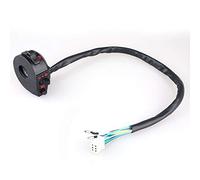 Commutatore per manubrio di moto DC 12 V, universale, 7/8", lato sinistro, interruttore per manubrio di moto, lampeggiante, interruttore di fascio alto/basso